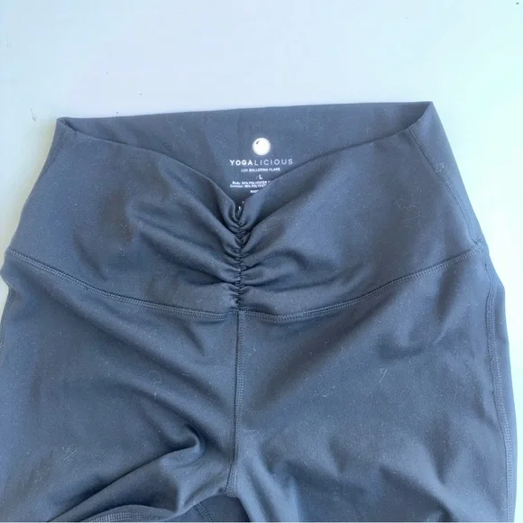 Yogalicious black flare Leggings - Picture 2 of 3